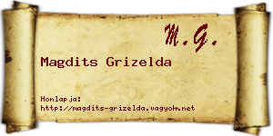 Magdits Grizelda névjegykártya